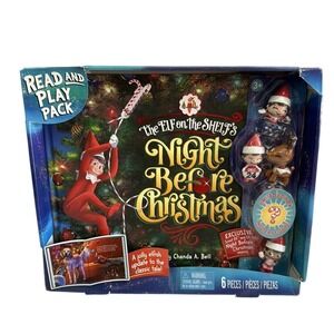 The Elf on the Shelf's Night Before Christmas Read And Play Pack Book Plus New